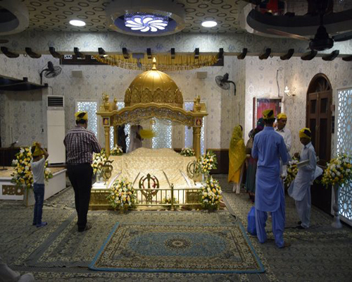 Gurudwara at Swami Narain Mandir, Karachi