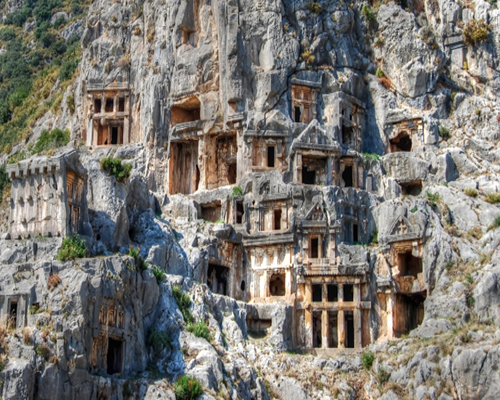 Myra-rock-tombs